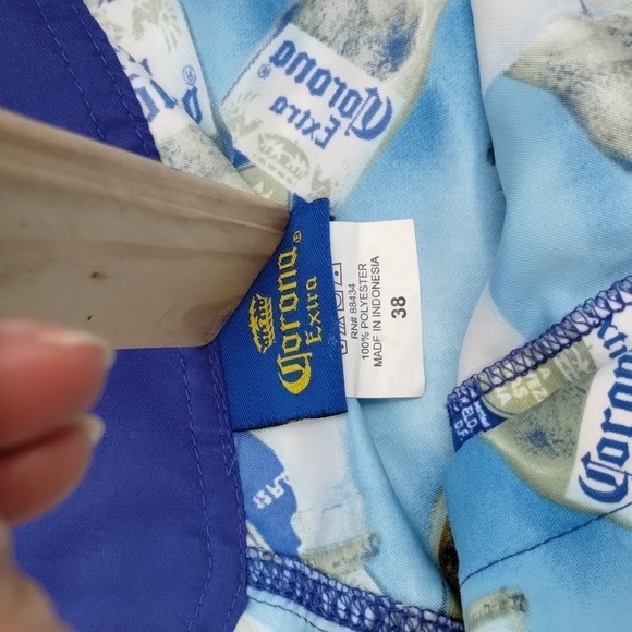 Corona Extra Official Mens Swim Trunks/Board Shorts w/Pocket Size 38 - Picture 6 of 8